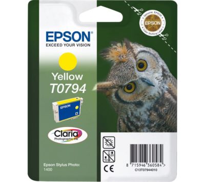 EPSON T0794 Owl Yellow Ink Cartridge